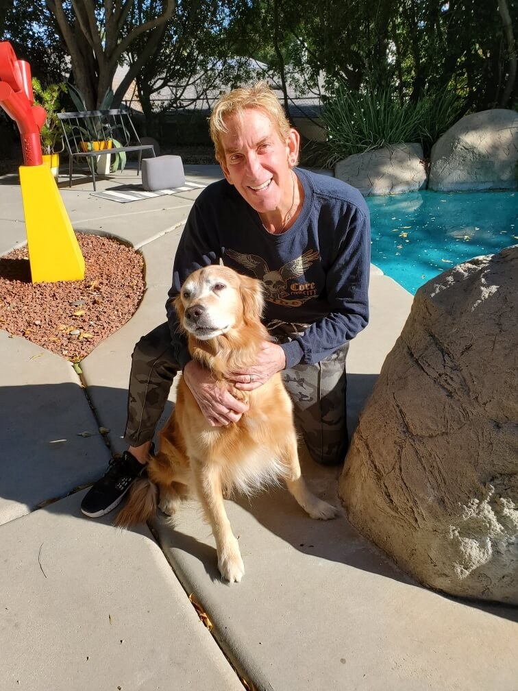 Dr. Howard with Sunnie