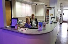 Reception area